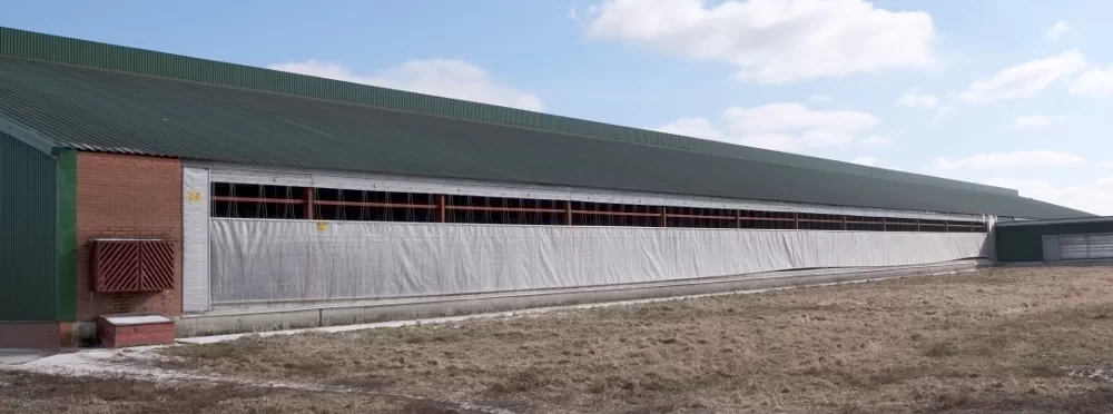 Efficient light and ventilation curtains for farms
